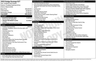 2023 Dodge Durango R/T RWD