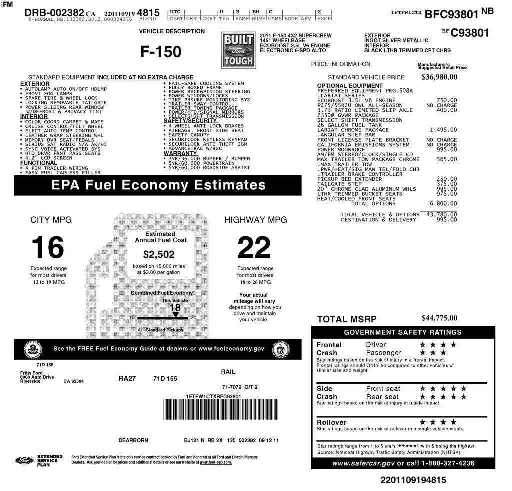 2011 Ford F-150 XLT