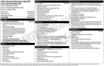 2026 Chevrolet Silverado 1500 RST