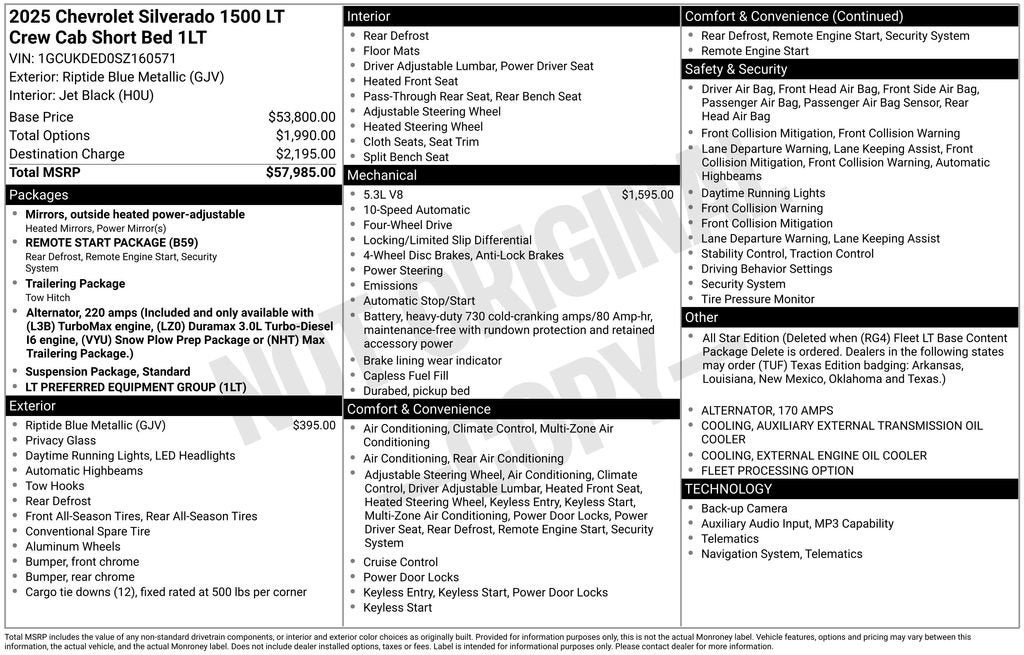 2025 Chevrolet Silverado 1500 LT