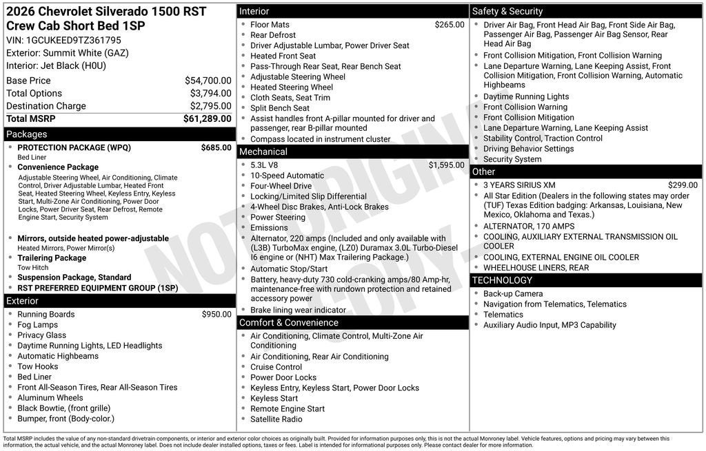 2026 Chevrolet Silverado 1500 RST