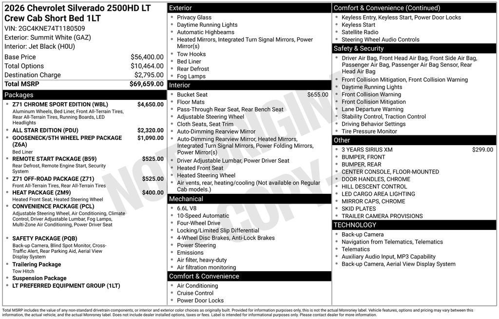 2026 Chevrolet Silverado 2500 HD LT