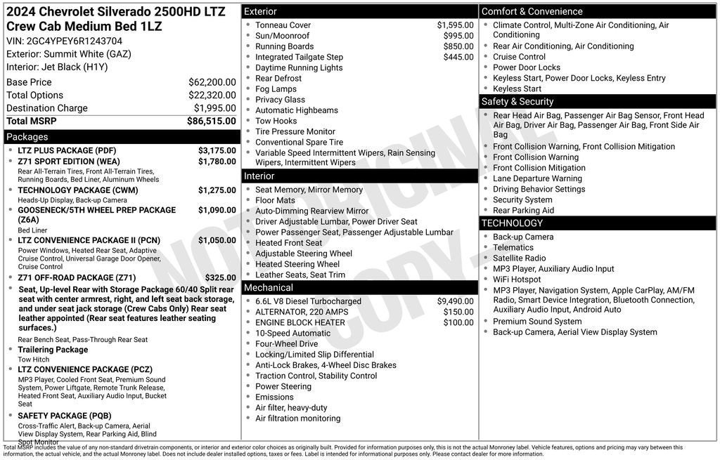 2024 Chevrolet Silverado 2500 HD LTZ
