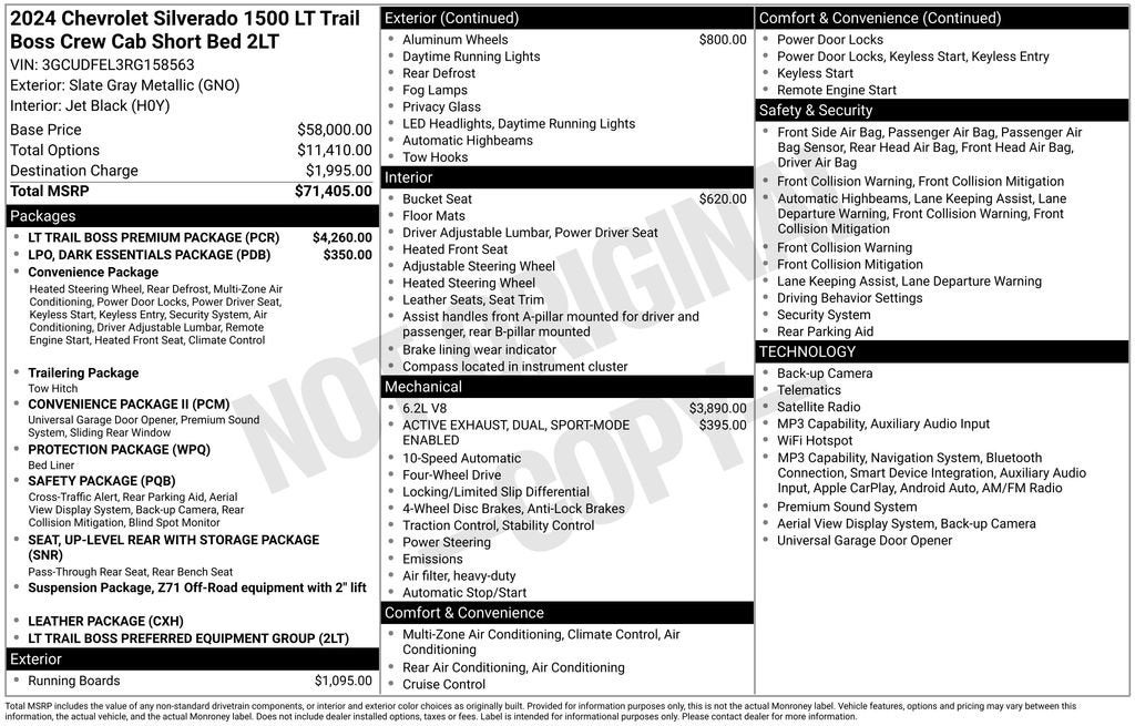2024 Chevrolet Silverado 1500 LT Trail Boss