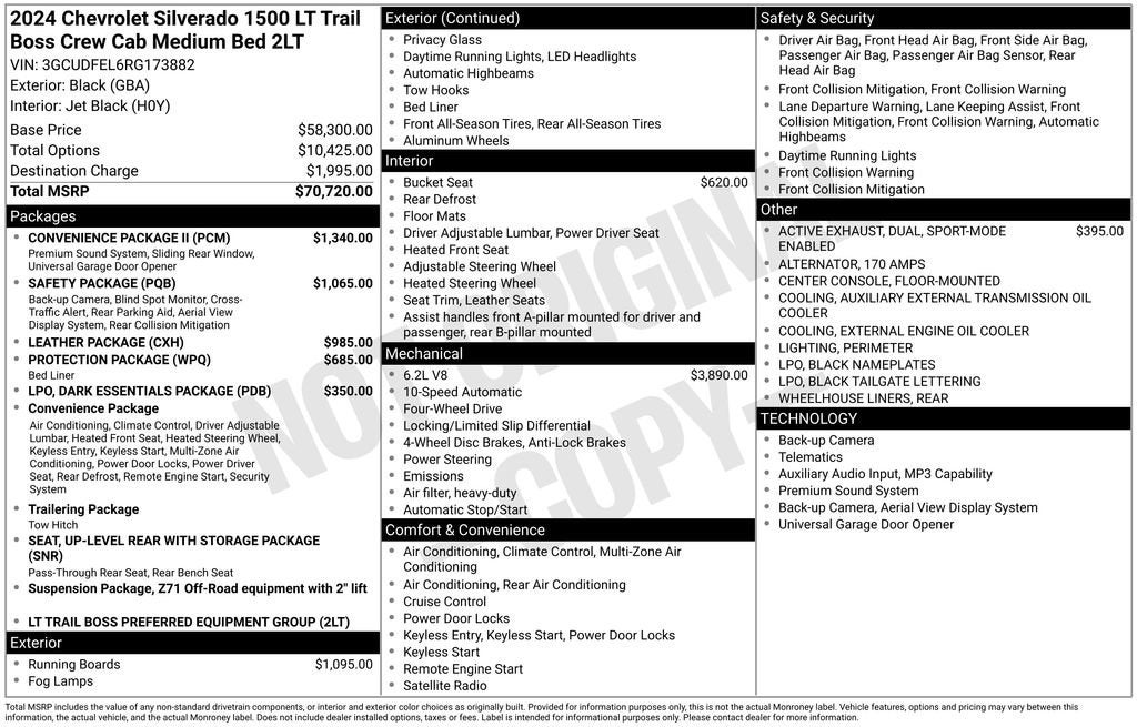 2024 Chevrolet Silverado 1500 LT Trail Boss