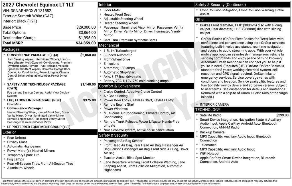 2027 Chevrolet Equinox LT