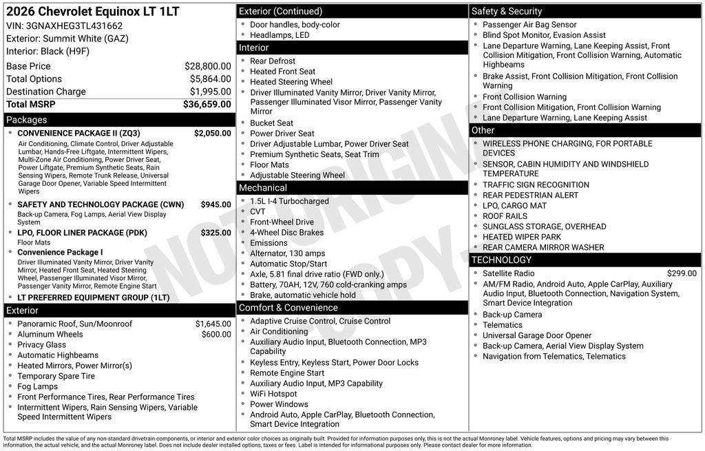 2026 Chevrolet Equinox LT