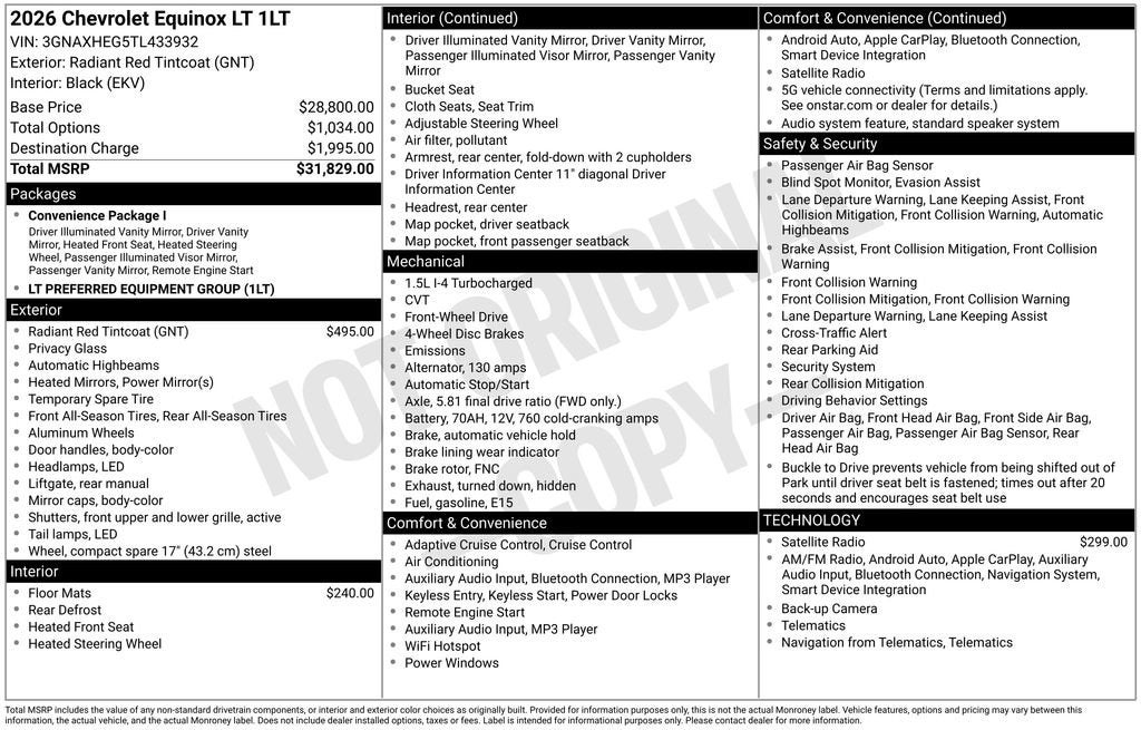 2026 Chevrolet Equinox LT