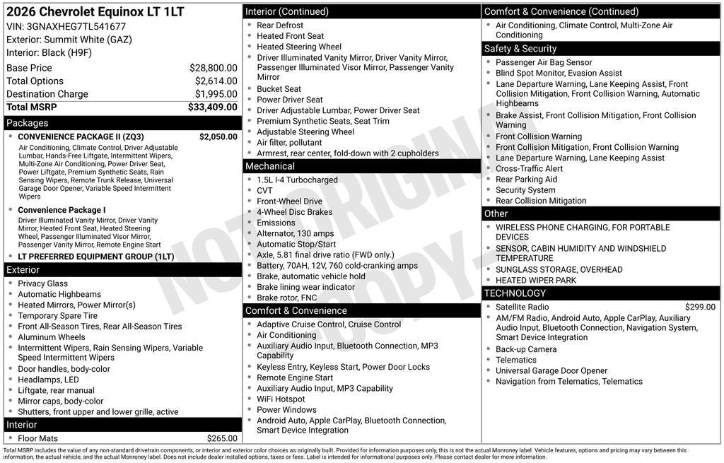 2026 Chevrolet Equinox LT