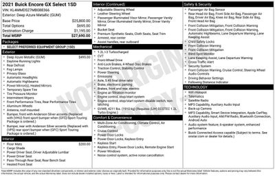 2021 Buick Encore GX Select