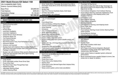 2021 Buick Encore GX Select