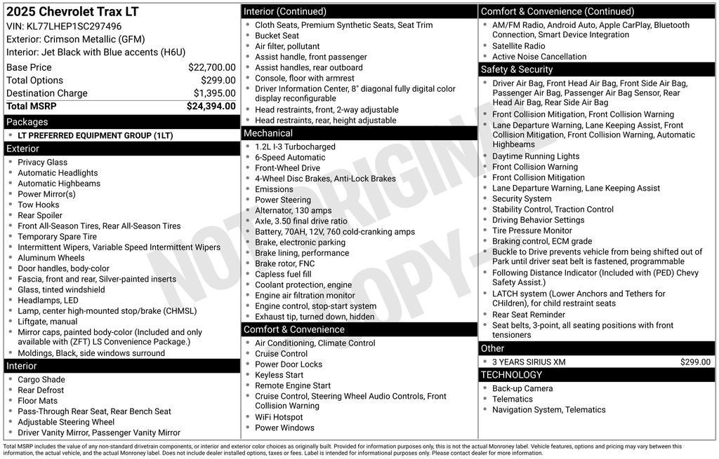 2025 Chevrolet Trax LT