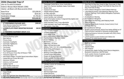 2026 Chevrolet Trax LT