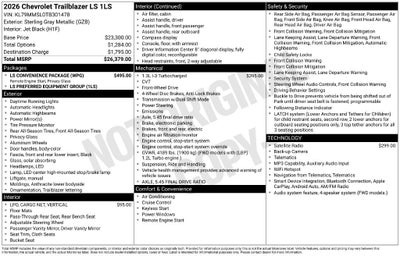 2026 Chevrolet Trailblazer LS